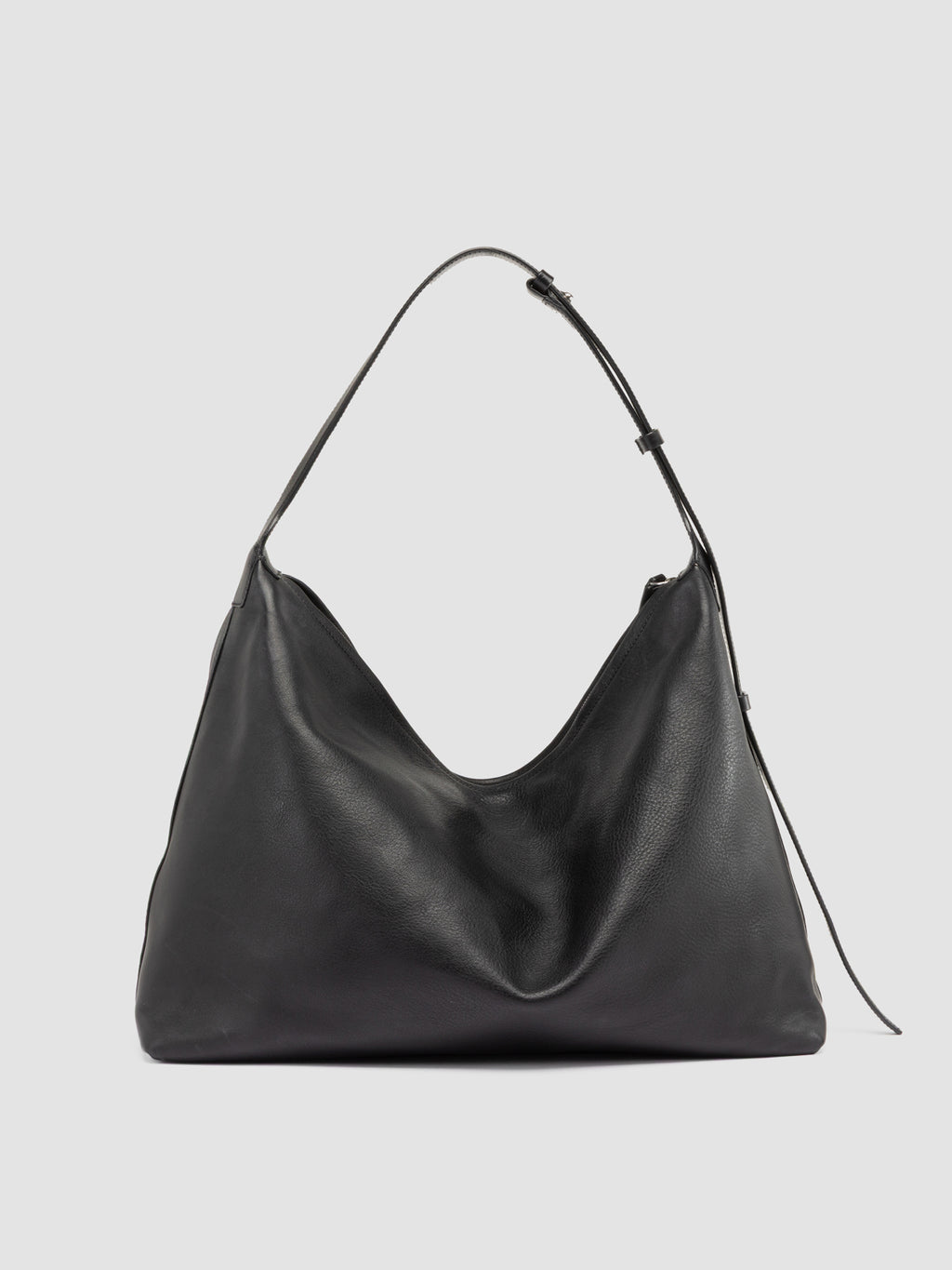 MADERNA 002 - Black Leather Shoulder Bag - image OCBMAD002ETRU21000TU0 - 5
