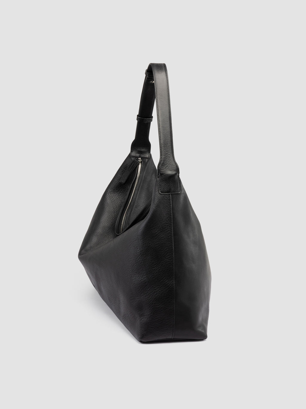 MADERNA 002 - Black Leather Shoulder Bag - image OCBMAD002ETRU21000TU0 - 6