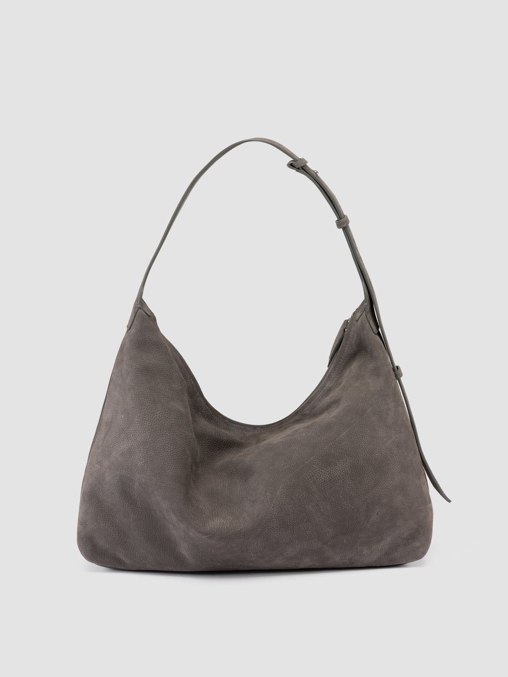 MADERNA 002 - Taupe Leather Shoulder Bag - image OCBMAD002NABU4G121TU0 - 4