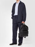 OC PACK 001 - Black Leather Backpack