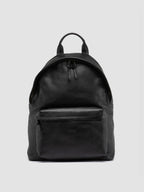 OC PACK 001 - Black Leather Backpack