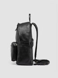 OC PACK 001 - Black Leather Backpack