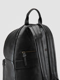 OC PACK 001 - Black Leather Backpack