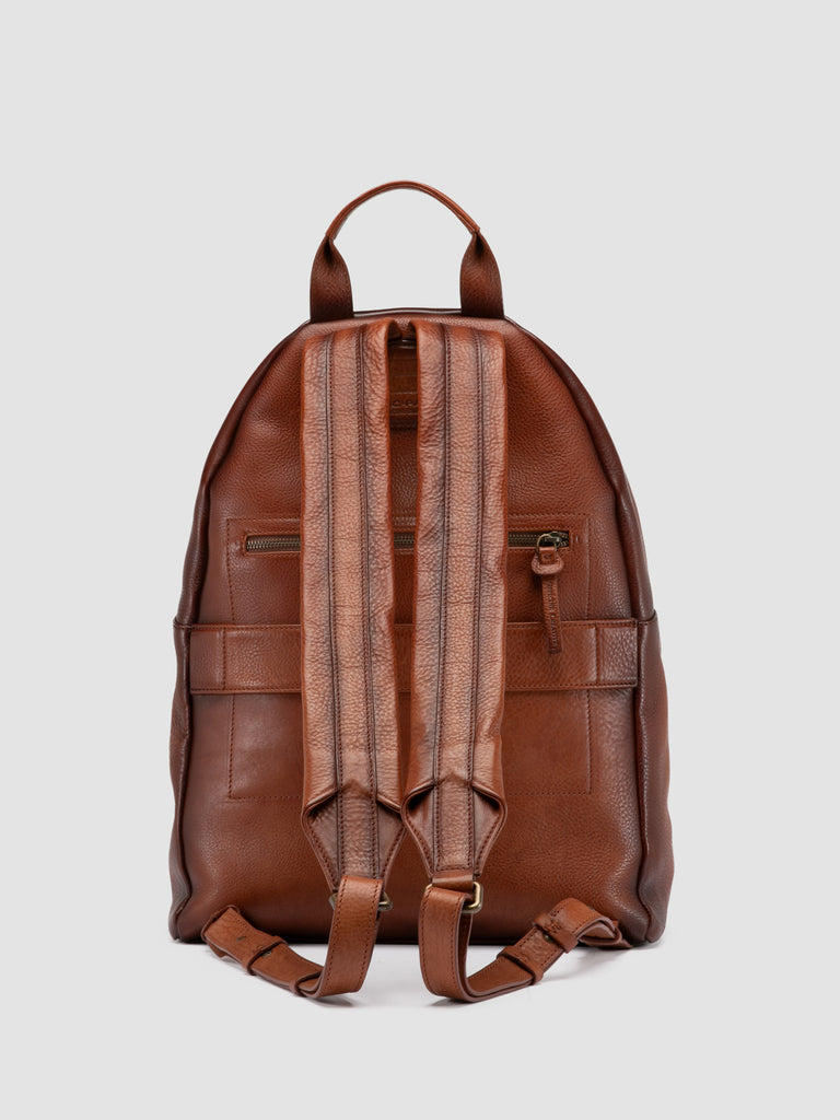 OC PACK 001 - Brown Leather Backpack