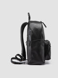 OC PACK 001 - Schwarzer Lederrucksack - image OCBPACK01SERP11000TU0 - 3