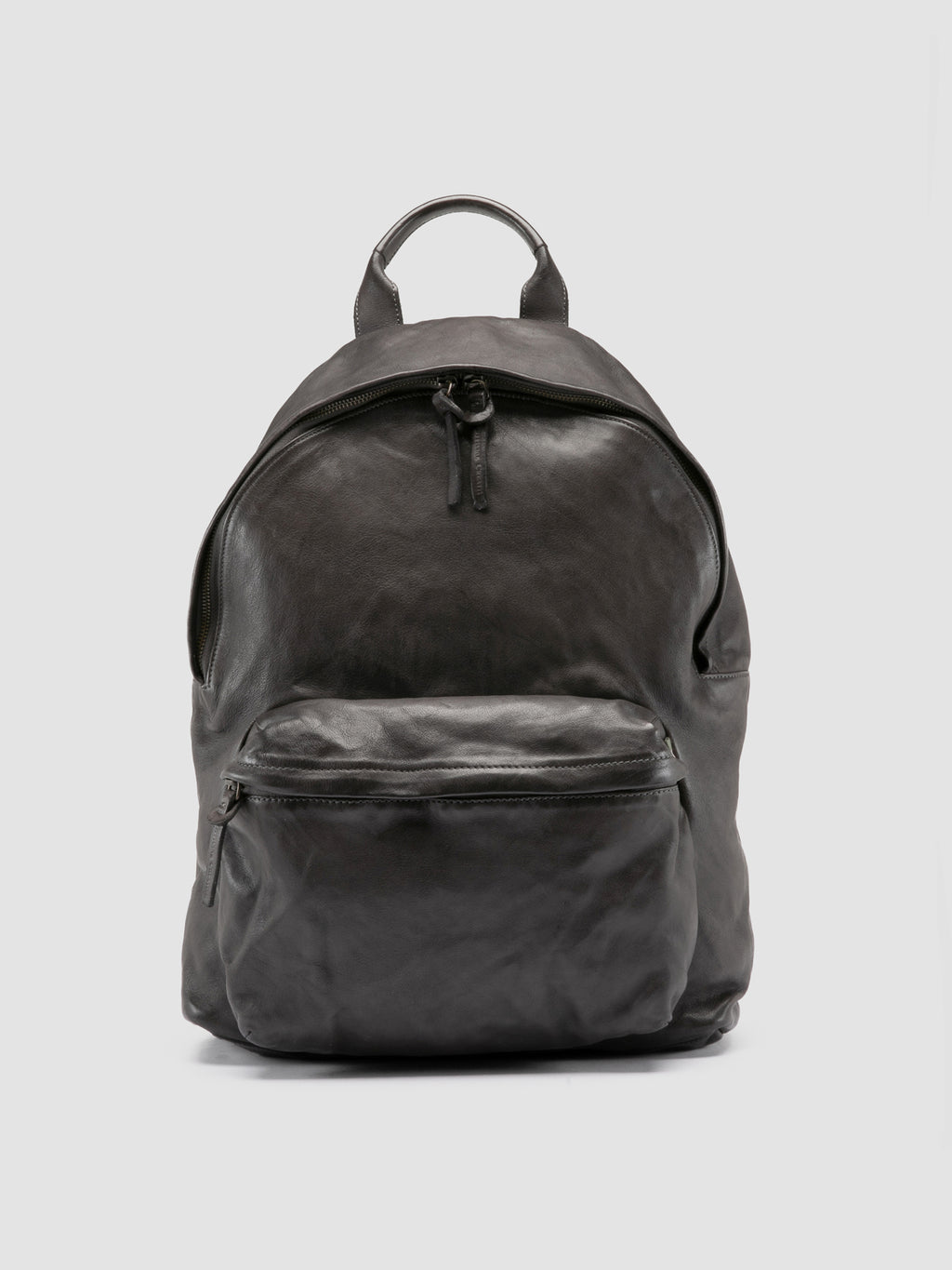 OC PACK 004 - Rucksack aus grauem Leder