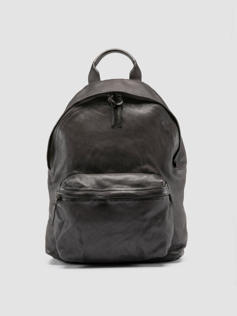 OC PACK 004 - Rucksack aus grauem Leder