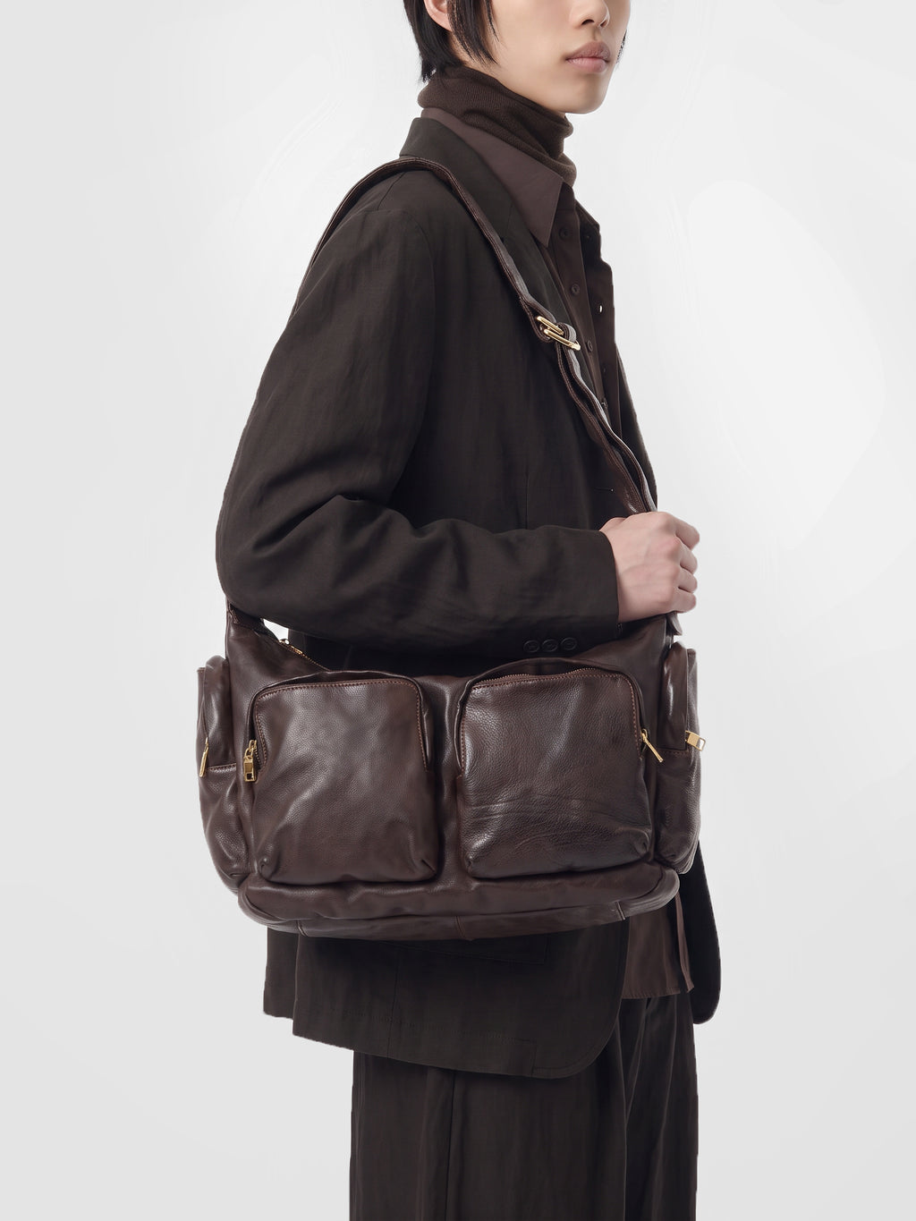 PAGE 002 - Brown Leather Shoulder Bags