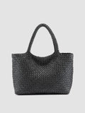 RAQUEL 001 - Black Leather Shoulder Bag