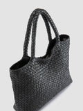 RAQUEL 001 - Black Leather Shoulder Bag