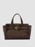 SADDLE 026 - Brown Suede Handle Bag - image OCBSADD26LIGC3G110TU0 - 3