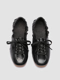 BALLET 101 - Black Leather Sneakers
