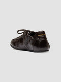 BALLET 102 - Brown Leather Low Top Sneakers