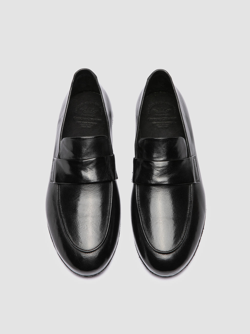 BLAIR DD 001 -  Black Leather Penny Loafers - image OCDBLDD001IGNIS1000360 - 2
