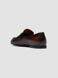 BLAIR DD 002_W - Brown Leather Penny Loafers