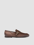 BLAIR DD 003_W - Braune Pennyloafer aus Wildleder