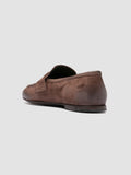 BLAIR DD 003_W - Braune Pennyloafer aus Wildleder