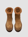BLOSSOM 025 - Brown Suede Pull On Boots