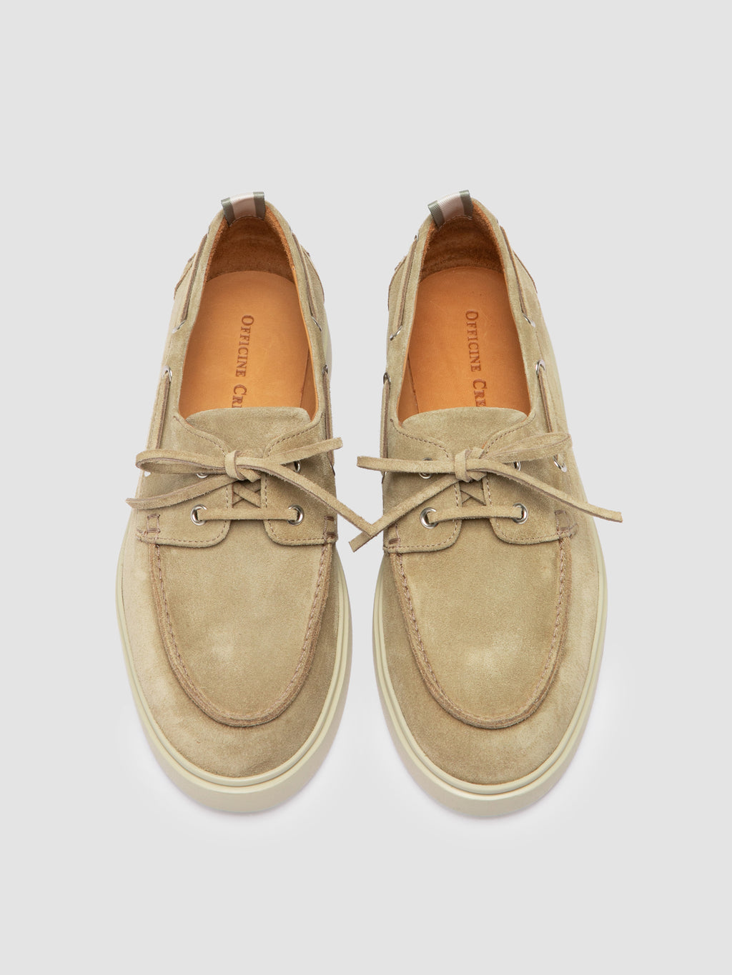 BONES 110 - Ivory Suede Boat Shoes - image OCDBONE110LIC23F231360 - 2
