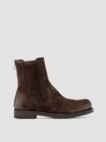 BULLA DD 304 - Braune Wildlederstiefel mit Reißverschluss