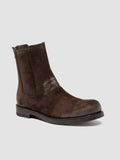 BULLA DD 304 - Braune Wildlederstiefel mit Reißverschluss