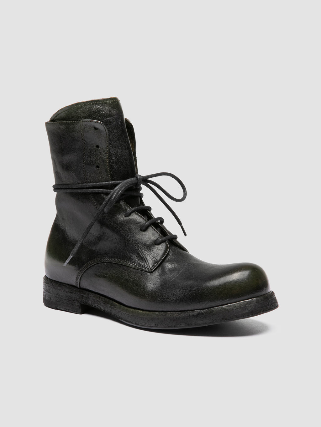 BULLA DD 314 - Black Leather Lace Up Boots - image OCDBULD314IGN18V577360 - 4