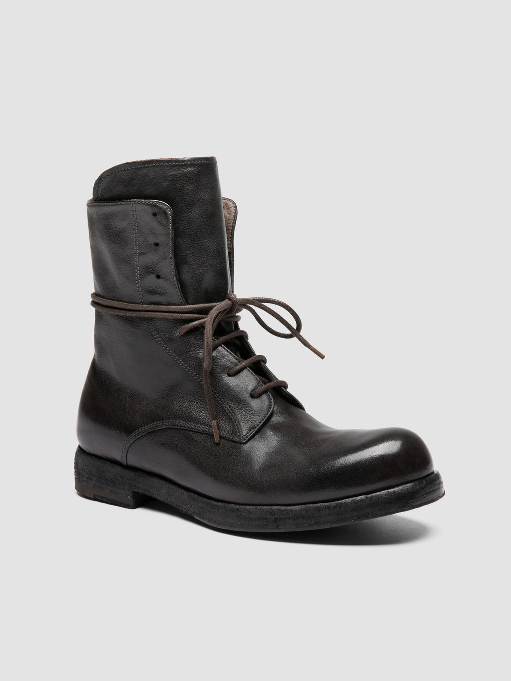 BULLA DD 314 - Grey Leather Lace Up Boots