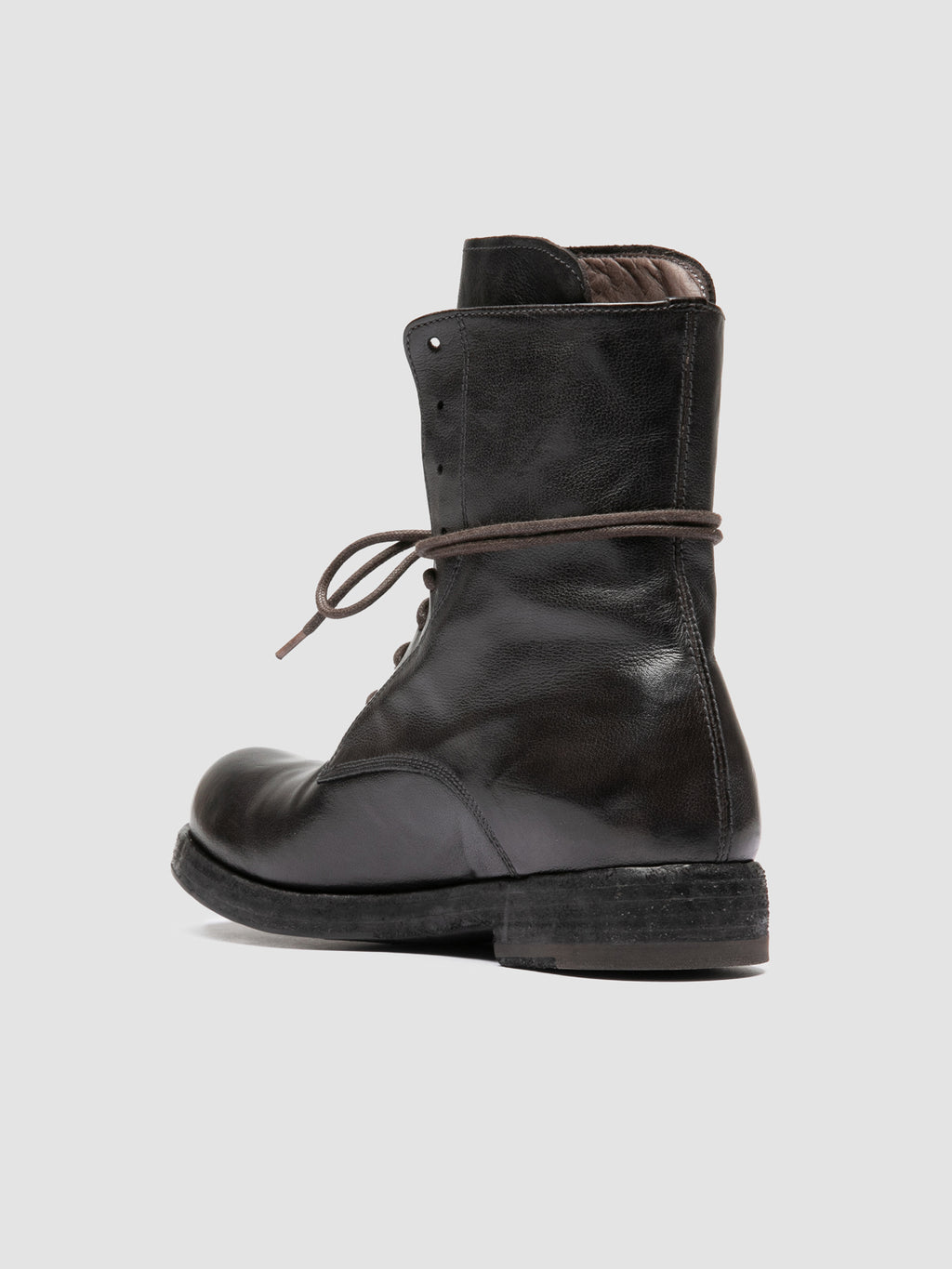 BULLA DD 314 - Grey Leather Lace Up Boots