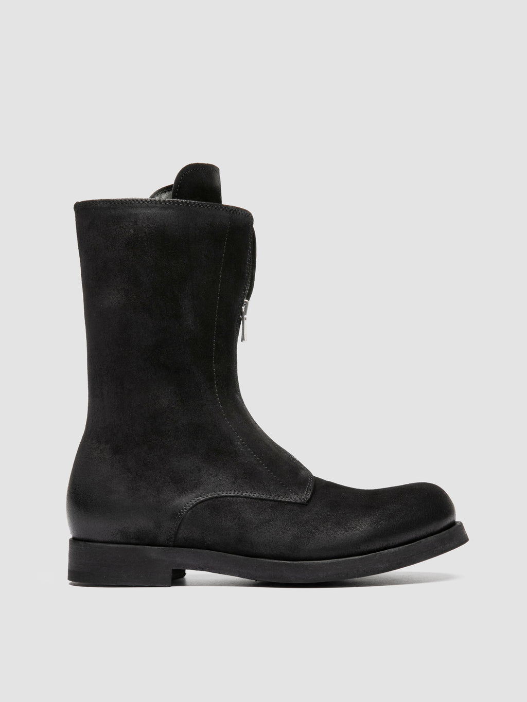 BULLA DD 315 - Black Suede Zipped Boots - image OCDBULD315LC1811000360 - 1
