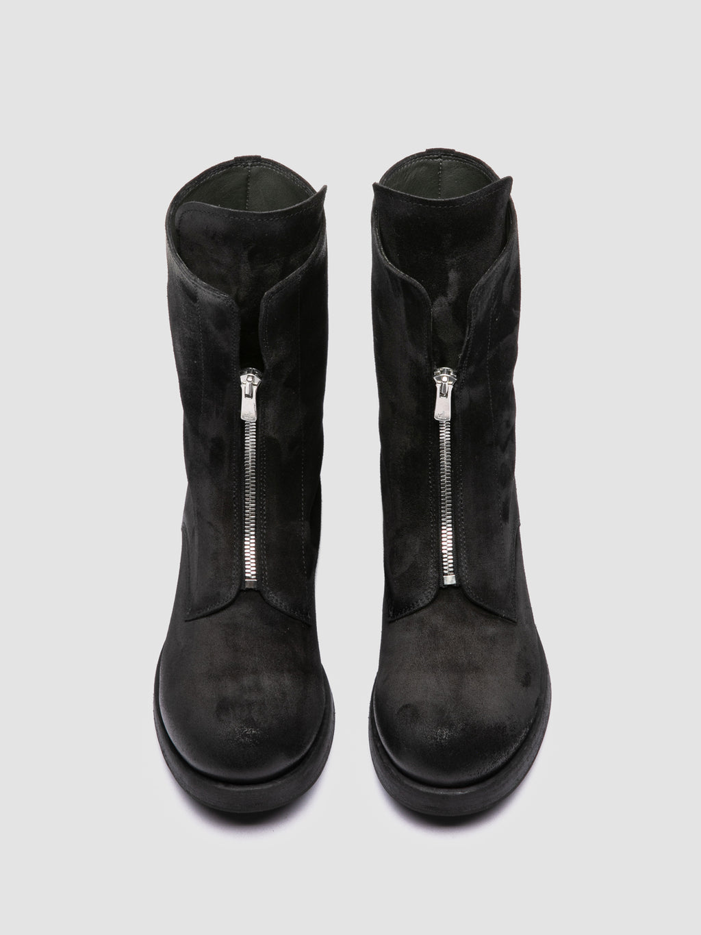 BULLA DD 315 - Black Suede Zipped Boots - image OCDBULD315LC1811000360 - 2