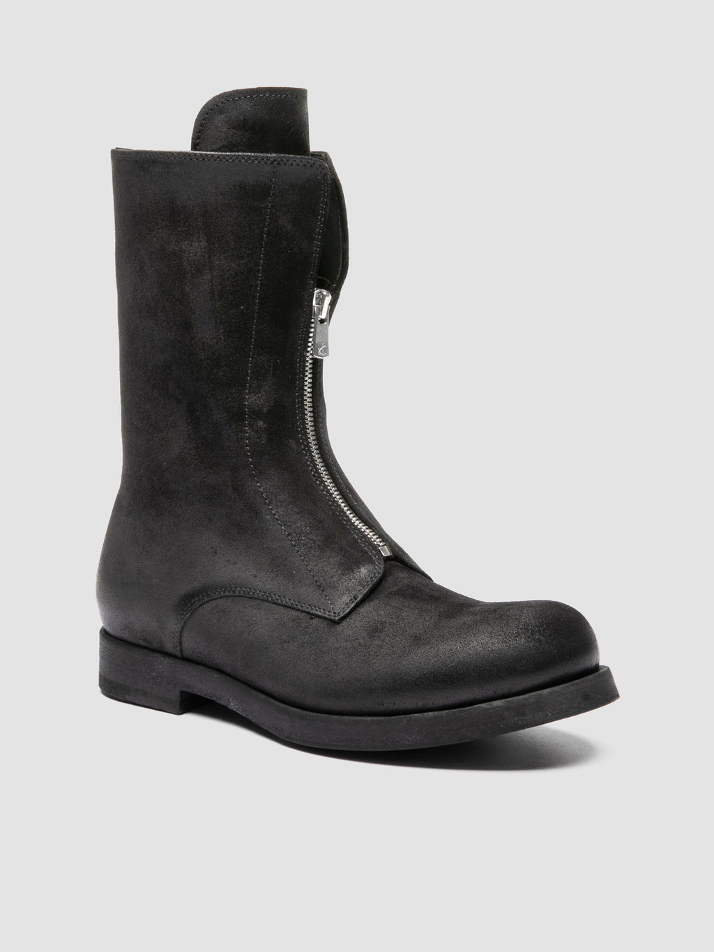 BULLA DD 315 - Black Suede Zipped Boots - image OCDBULD315LC1811000360 - 3