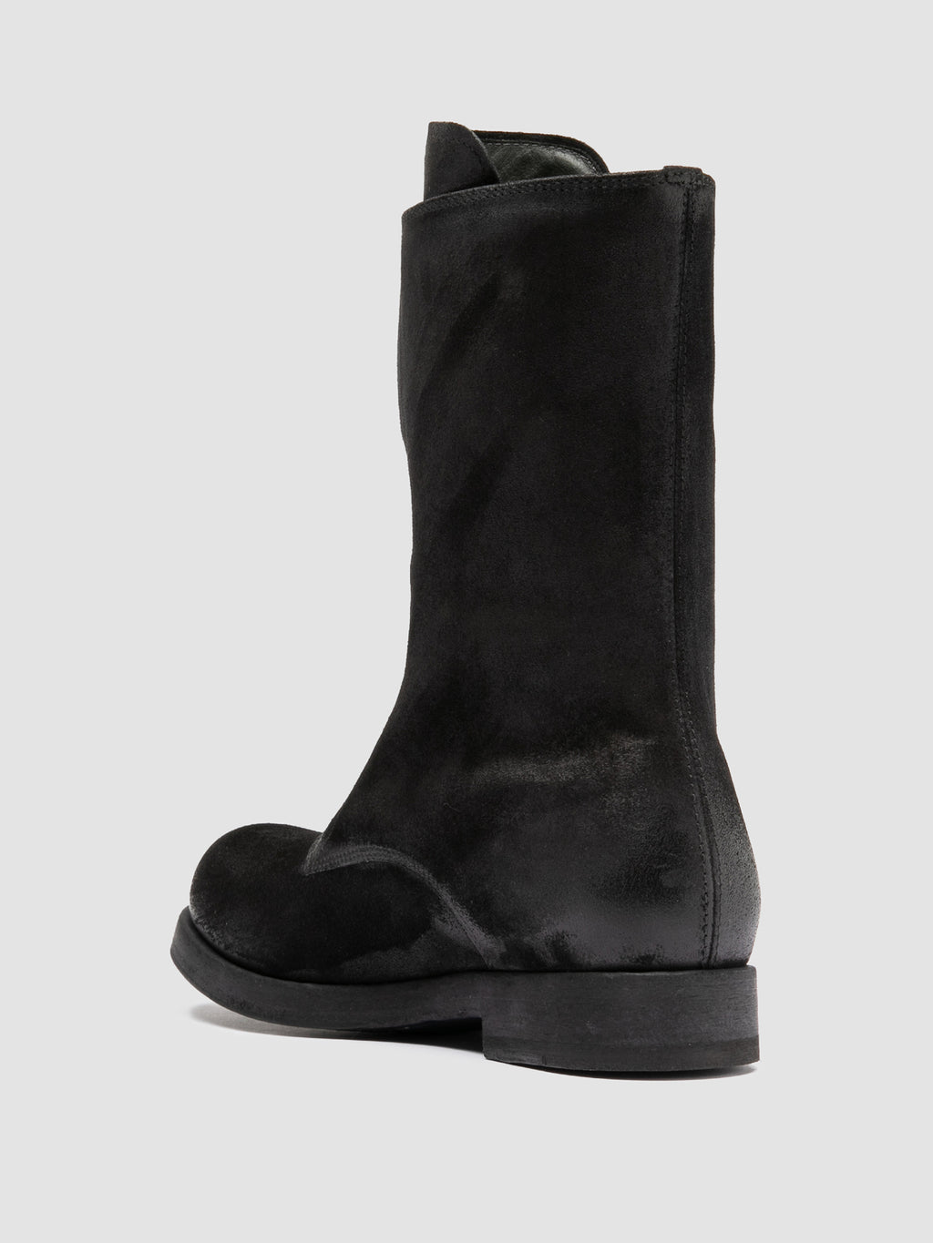 BULLA DD 315 - Black Suede Zipped Boots - image OCDBULD315LC1811000360 - 4