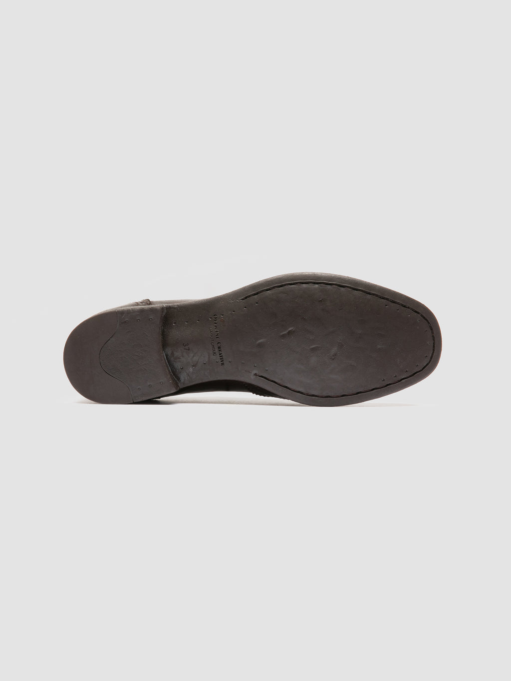 CALIXTE 079 - Brown Leather Oxford Shoes