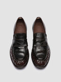 CALIXTE 085 - Brown Leather Penny Loafers - image OCDCAXT085IGN41M580380 - 2