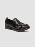 CALIXTE 085 - Brown Leather Penny Loafers - image OCDCAXT085IGN41M580380 - 3
