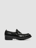 CALIXTE 085 - Black Leather Penny Loafers - image OCDCAXT085IGNIS1000350 - 1