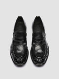 CALIXTE 085 - Black Leather Penny Loafers - image OCDCAXT085IGNIS1000350 - 2
