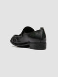 CALIXTE 085 - Black Leather Penny Loafers - image OCDCAXT085IGNIS1000350 - 4