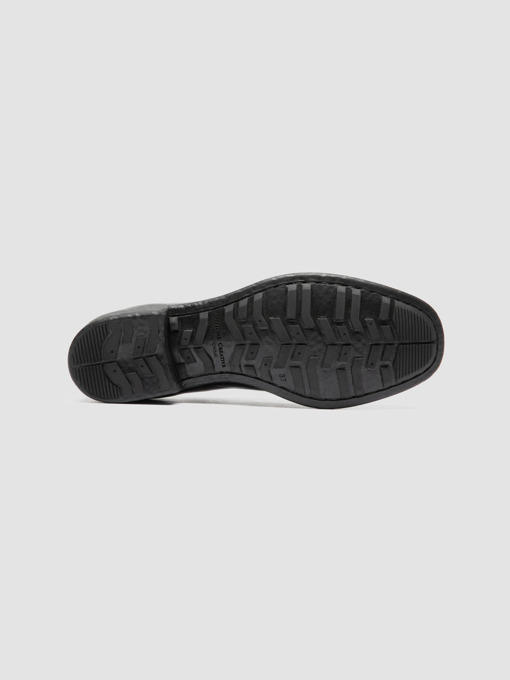 CALIXTE 085 - Black Leather Penny Loafers - image OCDCAXT085IGNIS1000350 - 5