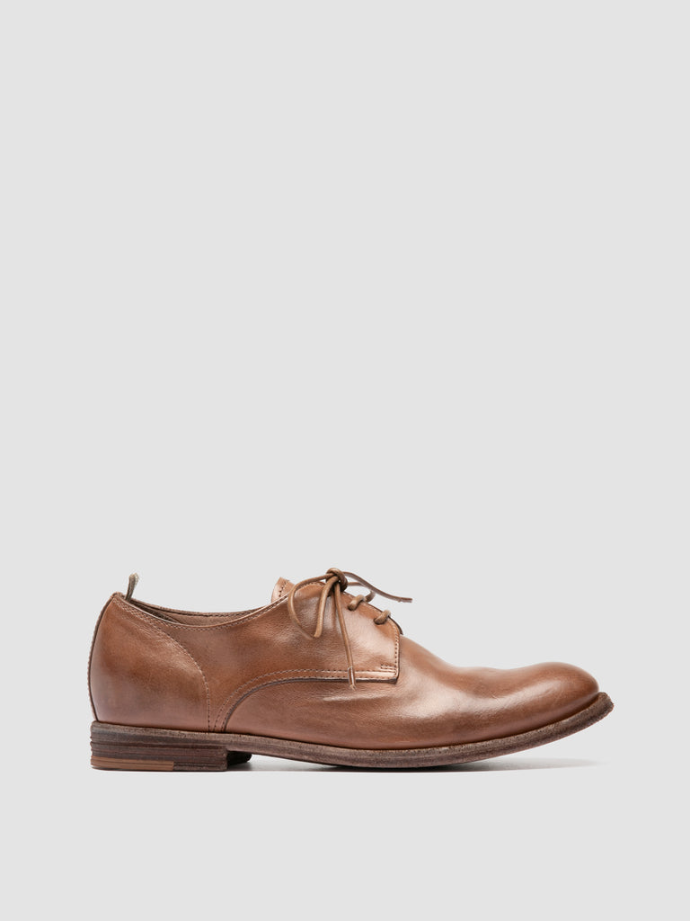 KALLIOPI 010 - Light Brown Leather Derby Shoes