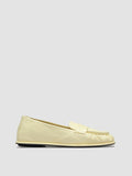 CLOVER 002 - Yellow Leather Penny Loafers