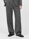 CLOVER 005_W - Schwarze Pennyloafer aus Leder