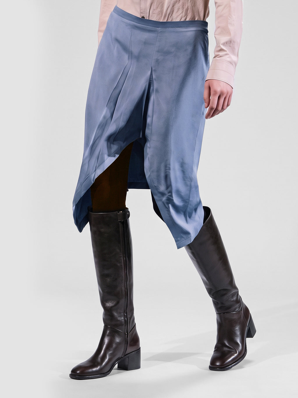 DELICE 004 - Brown Leather Zip Boots