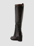 DELICE 004 - Brown Leather Zip Boots - image OCDDELI004IGN18D222370 - 5