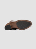 DELICE 005 - Brown Leather Zipped Boots