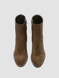 DELICE 005 - Brown Suede Zip Boots