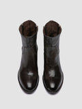 DENNER 129 - Grey Leather Zipped Boots