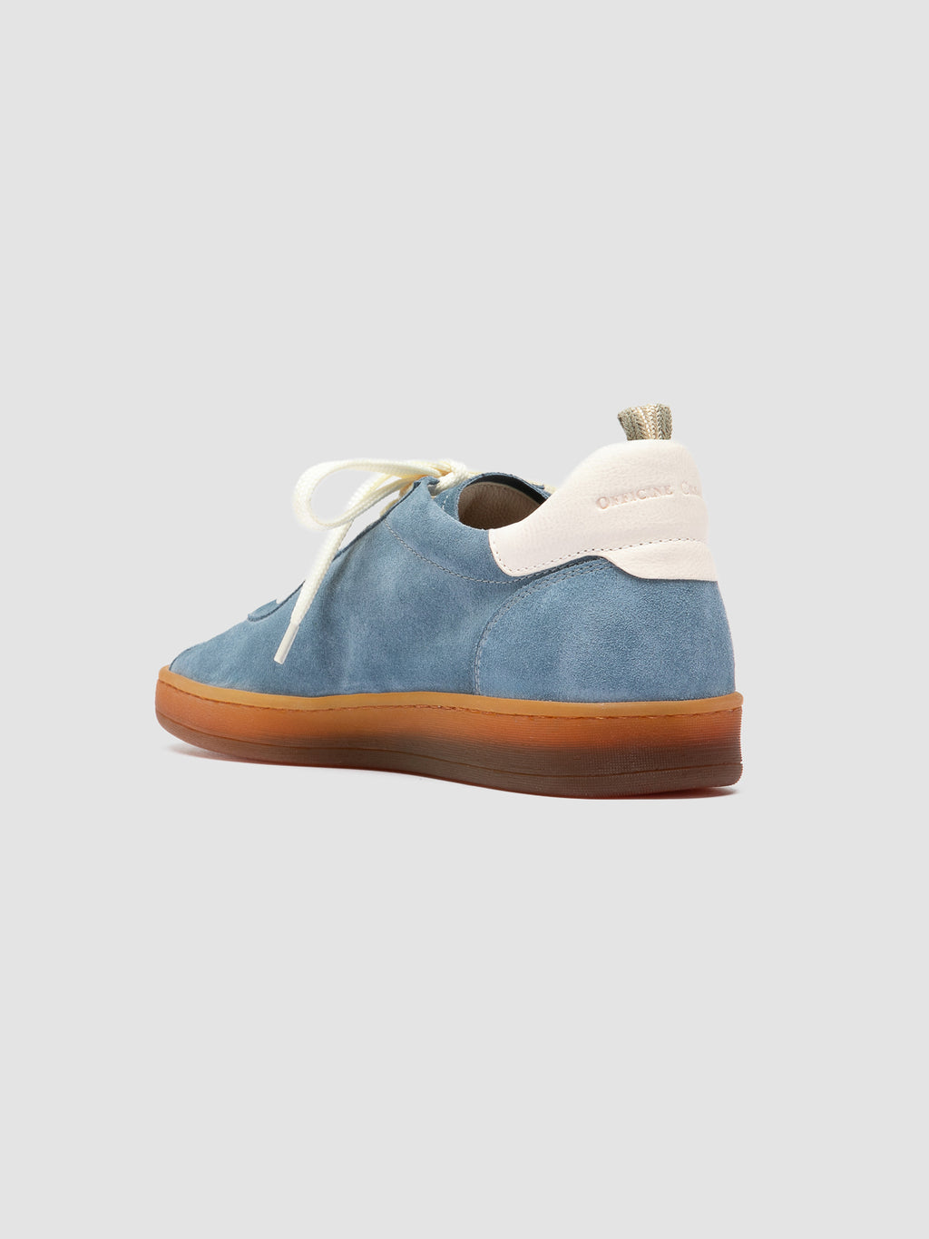 GINNASIO 101 -  Blue Leather and Suede Sneakers - image OCDDEST101COC10R609370 - 4