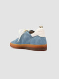 GINNASIO 101 -  Blue Leather and Suede Sneakers - image OCDDEST101COC10R609370 - 4