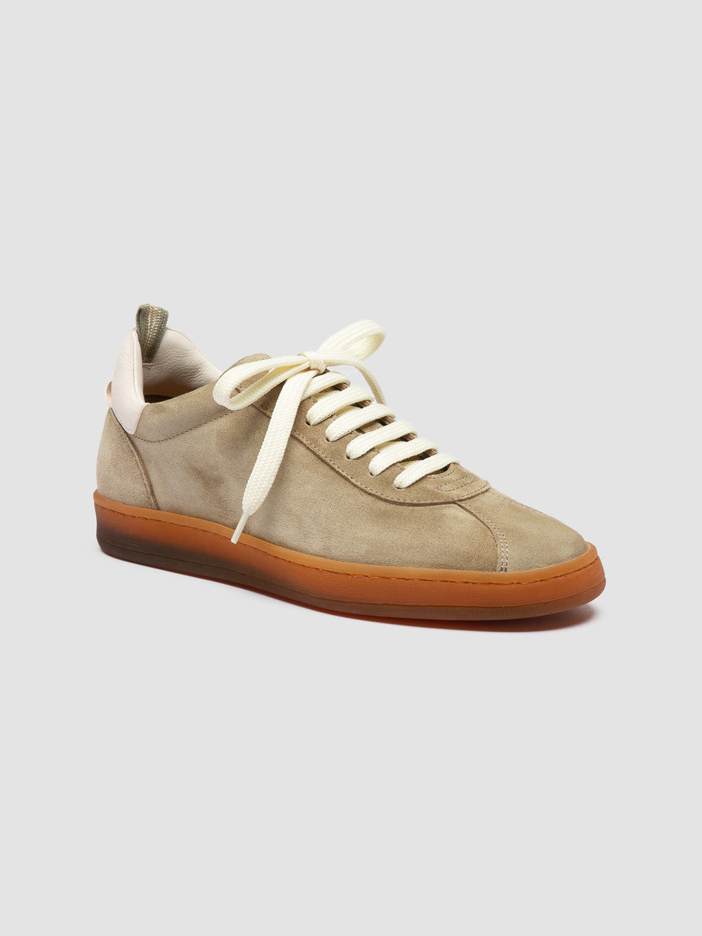 GINNASIO 101 - Brown Leather and Suede Sneakers - image OCDDEST101COC10S505370 - 3
